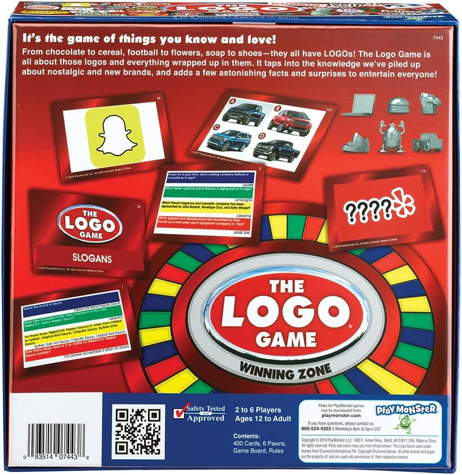 لعبة The Logo Game من PlayMonster - لعبة الأشياء التي تعرفها وتحبها!