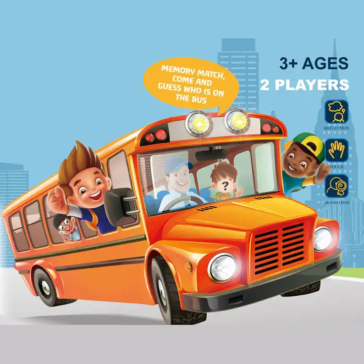 Guess Who is on The Bus? Board Game