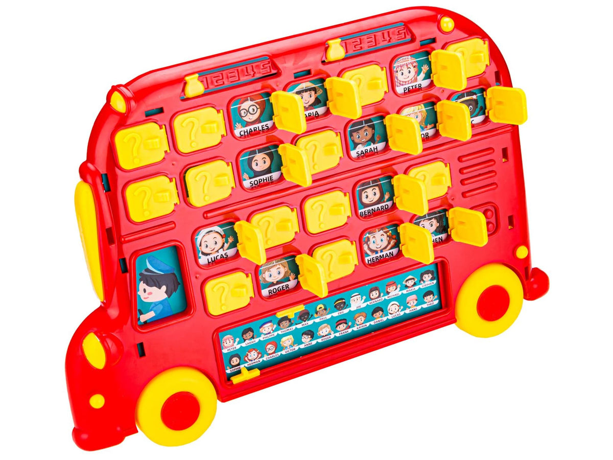 Guess Who is on The Bus? Board Game