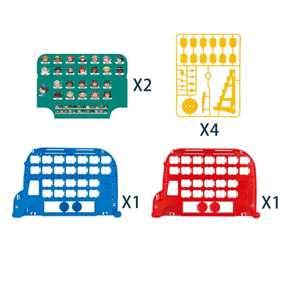 Guess Who is on The Bus? Board Game