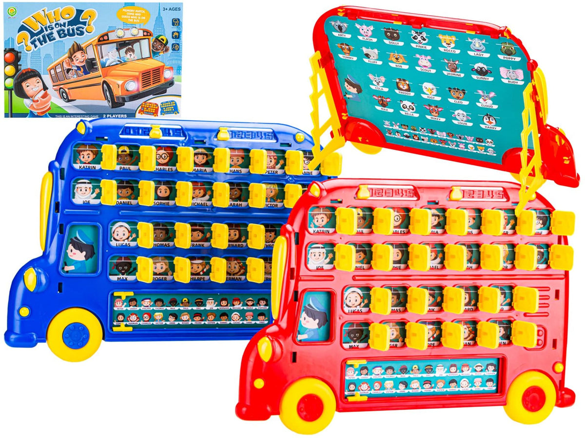 Guess Who is on The Bus? Board Game