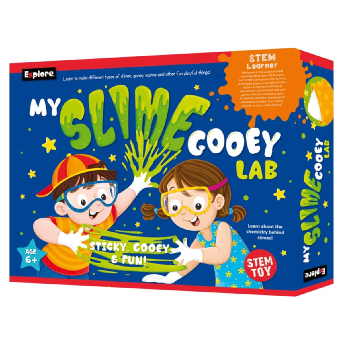 Explore My Slime Gooey Lab Science Kit – DIY Slime & Chemistry Experiment Toy