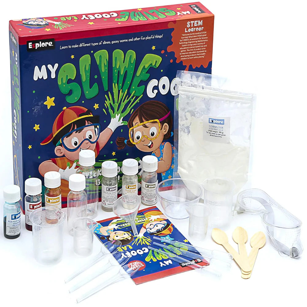 Explore My Slime Gooey Lab Science Kit – DIY Slime & Chemistry Experiment Toy