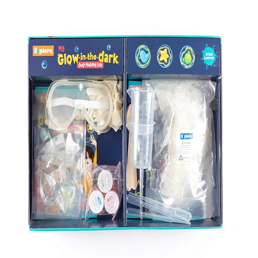 Explore STEM My Glow-in-The-Dark Soap Making Lab