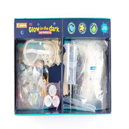 Explore STEM My Glow-in-The-Dark Soap Making Lab