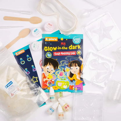 Explore STEM My Glow-in-The-Dark Soap Making Lab