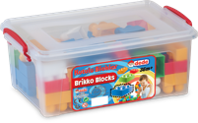 LEGO-Style Building Set – 58 Pieces (with Box)