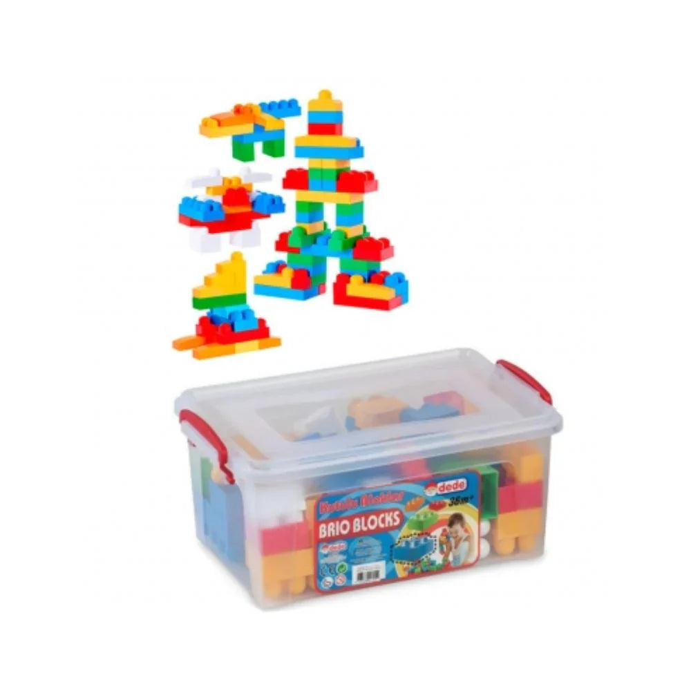 LEGO-Style Building Set – 58 Pieces (with Box)