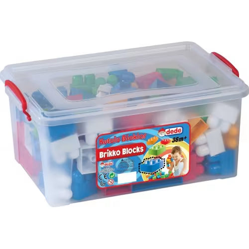 LEGO-Style Building Set – 58 Pieces (with Box)