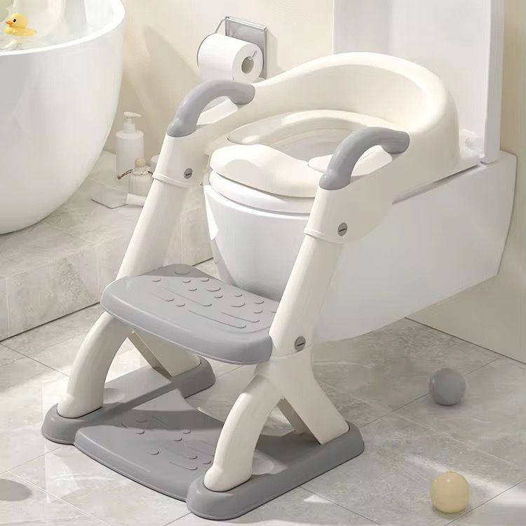 Potty Training Seat with Step & Soft Cushion – Kids Toilet Trainer