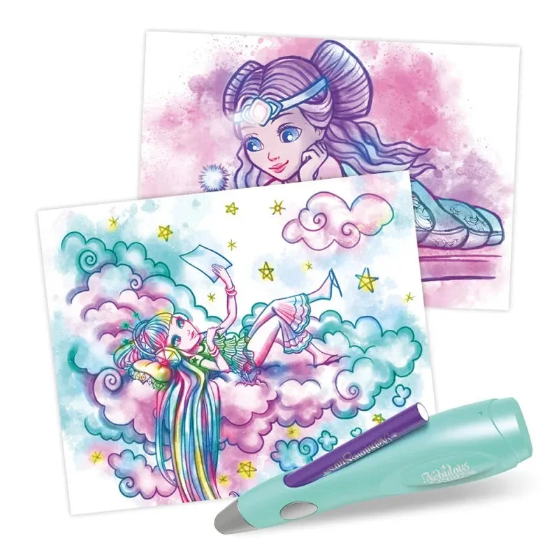 Nebulous Stars Deluxe Set Electric Spray Pen Toy