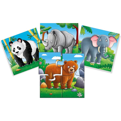 Creative's Educational Aids My First Jungle Puzzle Set 4-in-1