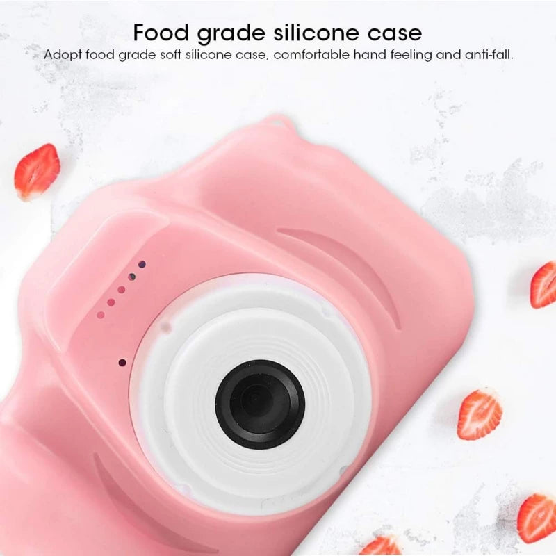 Children's Digital Camera – Features a 2-inch color LCD screen and built-in rechargeable battery
