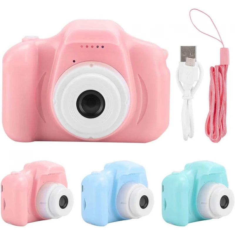 Children's Digital Camera – Features a 2-inch color LCD screen and built-in rechargeable battery
