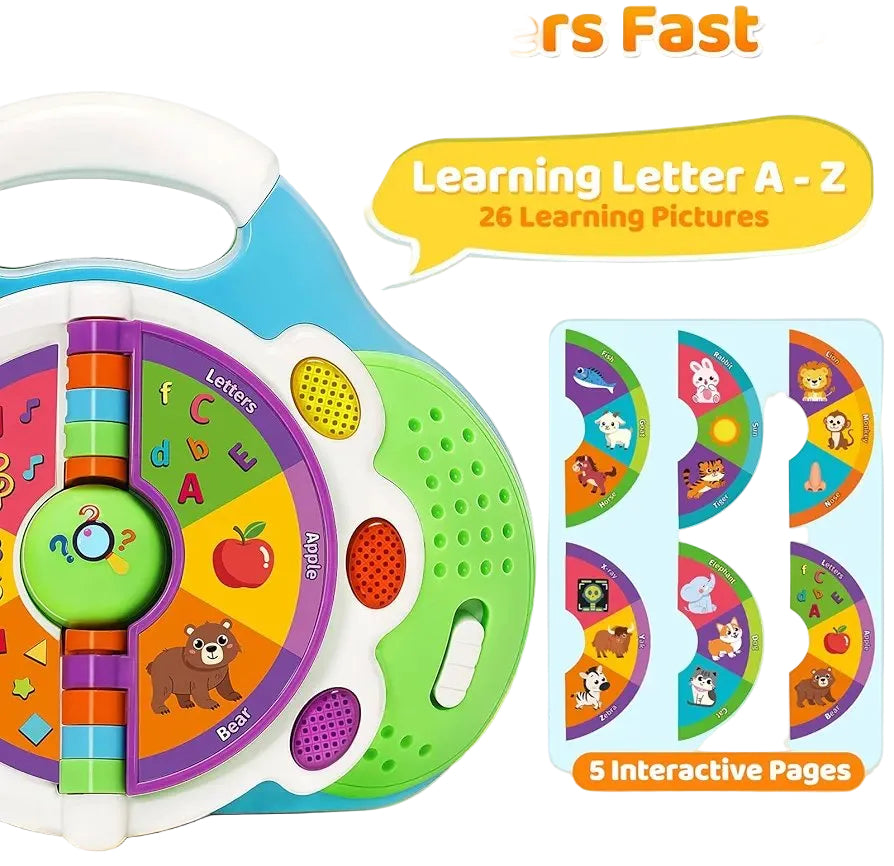 ABC Phonics Interactive Flip Radio Educational Toy