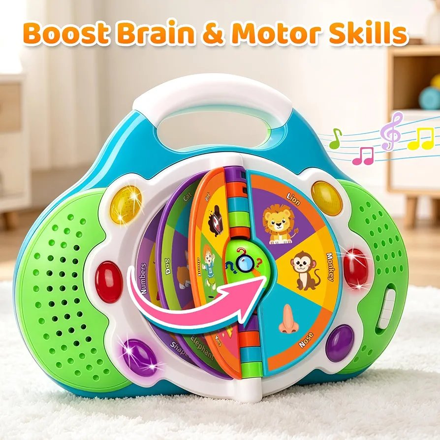 ABC Phonics Interactive Flip Radio Educational Toy