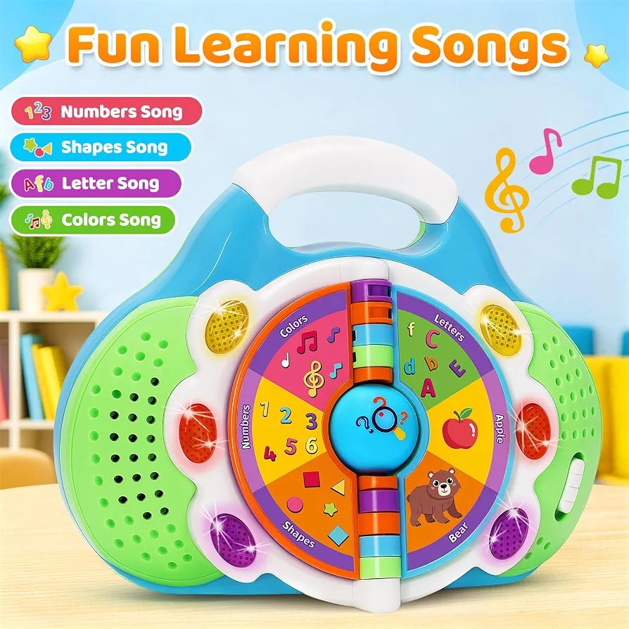 ABC Phonics Interactive Flip Radio Educational Toy
