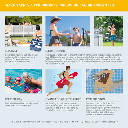 Prism Frame™ 12' x 30" Above Ground Pool w/ Filter Pump(76 cm x 366 cm)