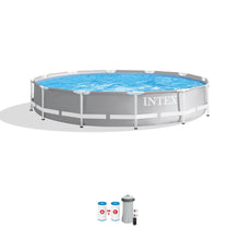 Prism Frame™ 12' x 30" Above Ground Pool w/ Filter Pump(76 cm x 366 cm)