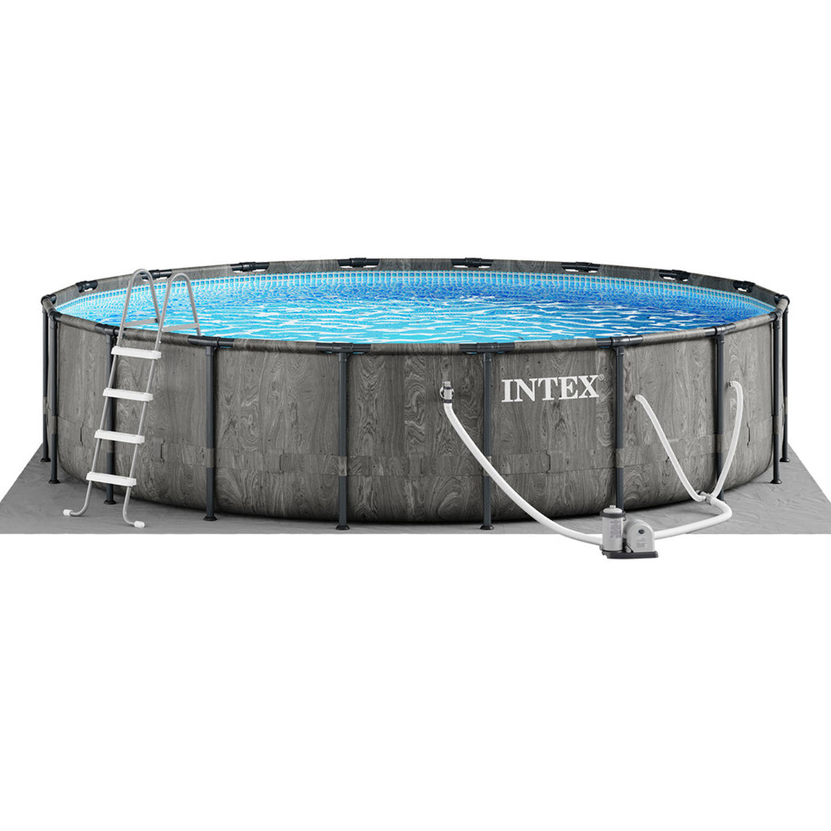 Greywood Prism Frame™ 18' x 48" Above Ground Pool Set(122 cm
x 550 cm)