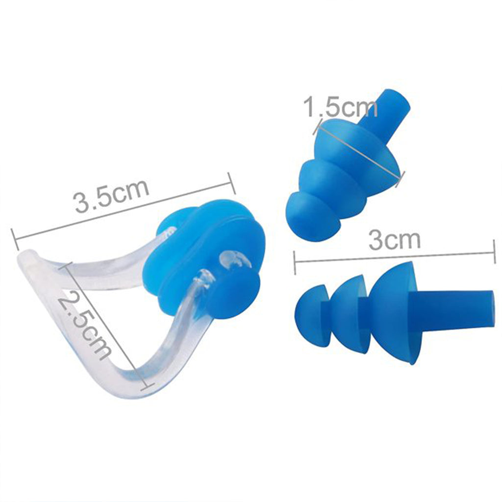 Swimming Ear Plugs & Nose Clip Set 2