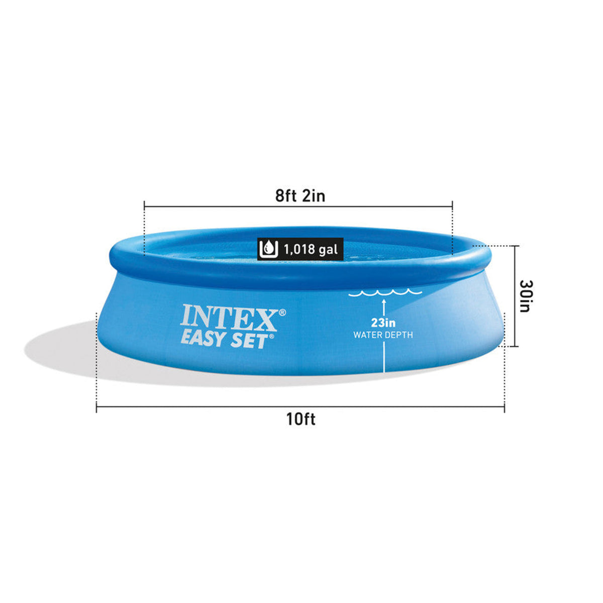 Easy Set 10' x 30" Inflatable Pool(305cm*)