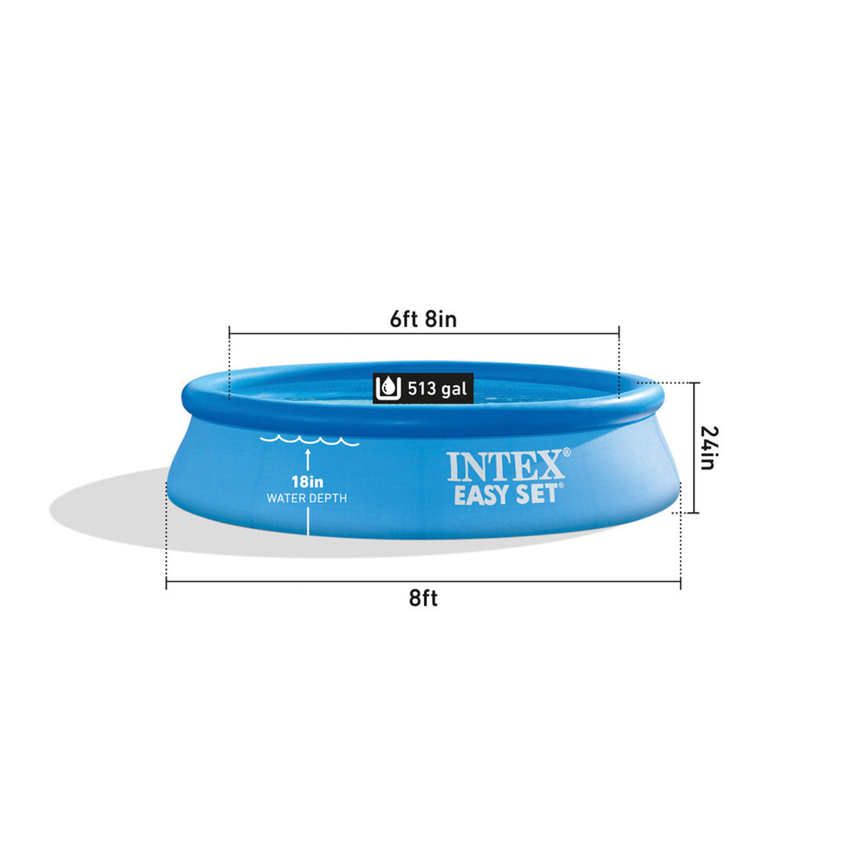 Easy Set 12' x 30" Inflatable Pool(76.2*367cm)