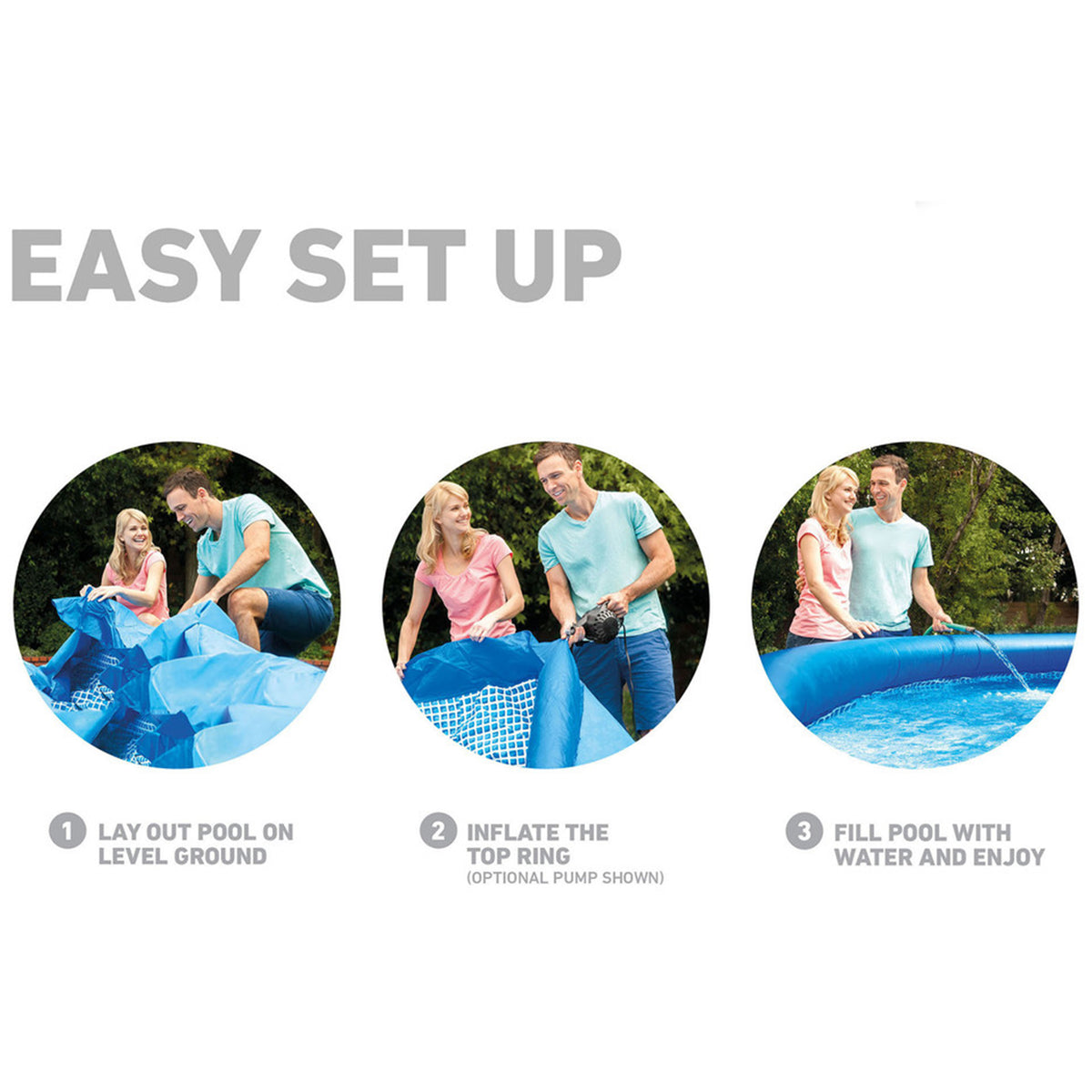 Easy Set 12' x 30" Inflatable Pool(76.2*367cm)