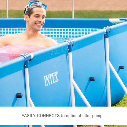 Rectangular Frame Above Ground Pool - 14'9¼" x 7'2" x 33"(4.5M X 2.2M X
84CM)