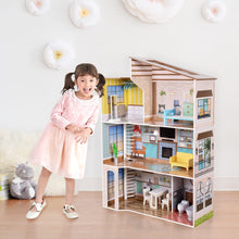 Olivia's Little World Dreamland Mediterranean 3-Store Wooden Doll House