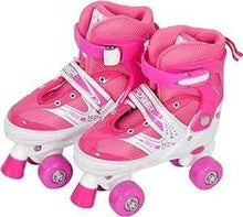Roller Skates Adjustable 2 Row 4 Wheels