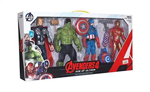 Avengers 4: Age of Ultron – 4-Piece Superhero Action Figure Set