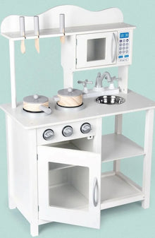 White Wooden Kitchen Toy for Children