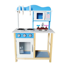 Blue Wooden Kitchen Toy for Children