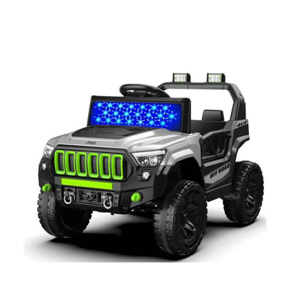 12V Kids Electric Ride-On Jeep with Remote Control, Music & Bluetooth