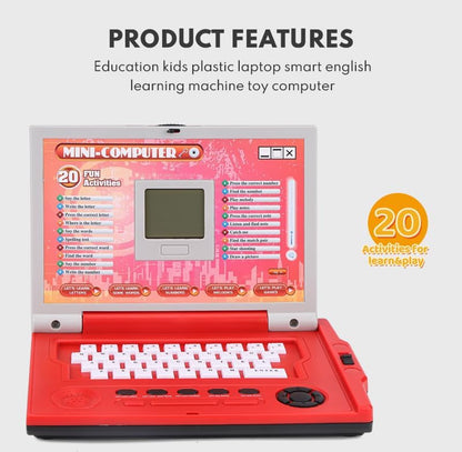 Education 20 Activities English Learning Laptop Toy