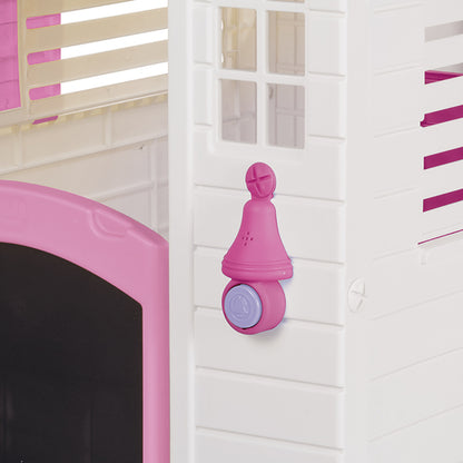 Garden Playhouse with Fence- Pink