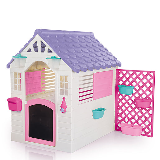 Garden Playhouse with Fence- Pink