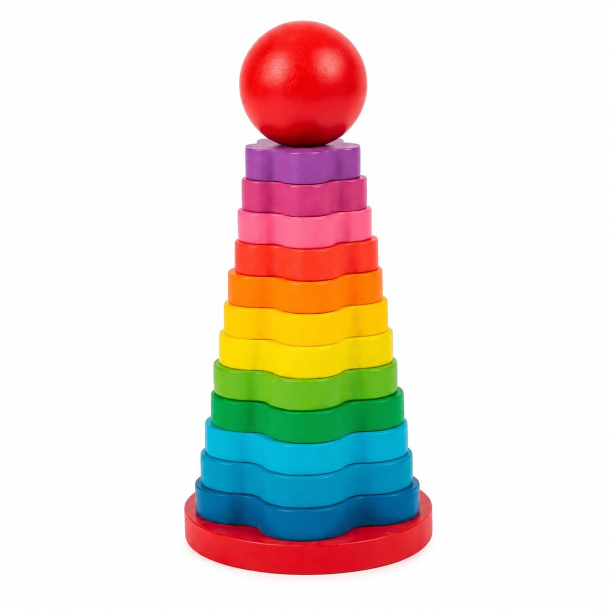 Wooden Rainbow Tower