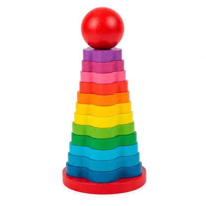 Wooden Rainbow Tower