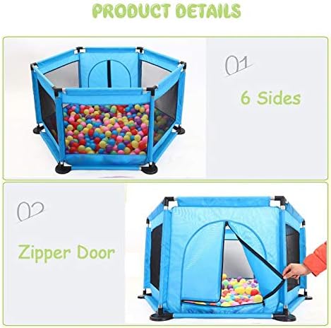 Baby Kids Playpen Activity Center Room Fitted Floor
