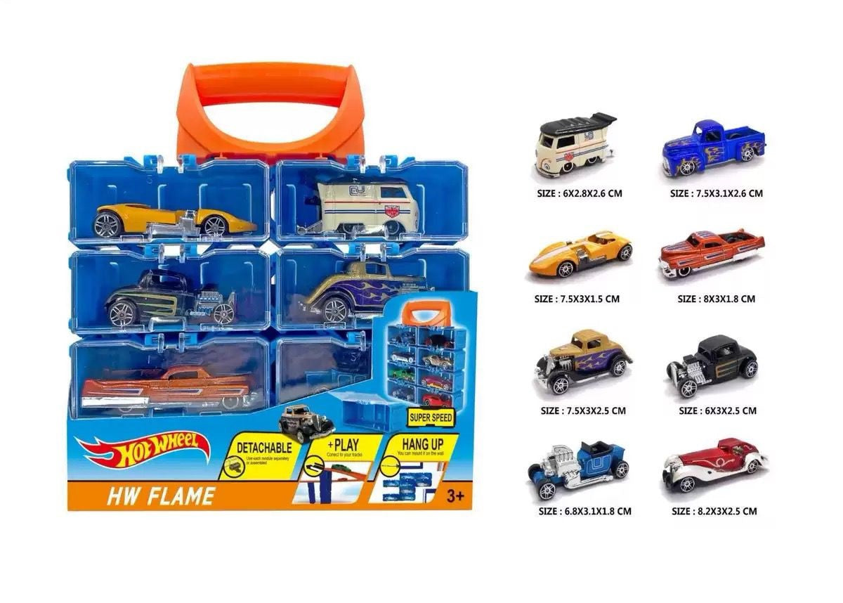 Hot Wheel Pack of 6 Dinkey Diecast Cars Set For Kids