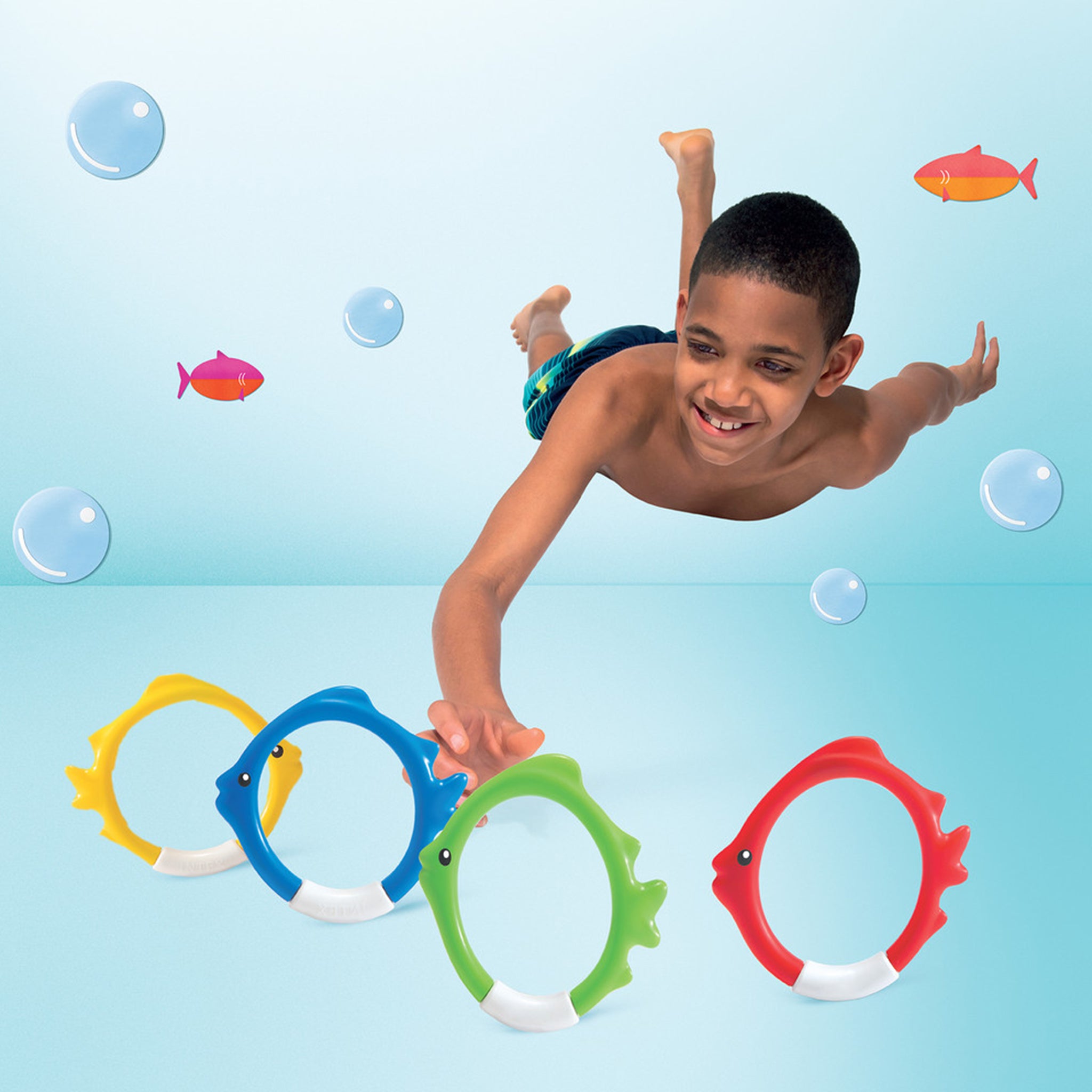 Underwater Pool Toys - Fish Rings
