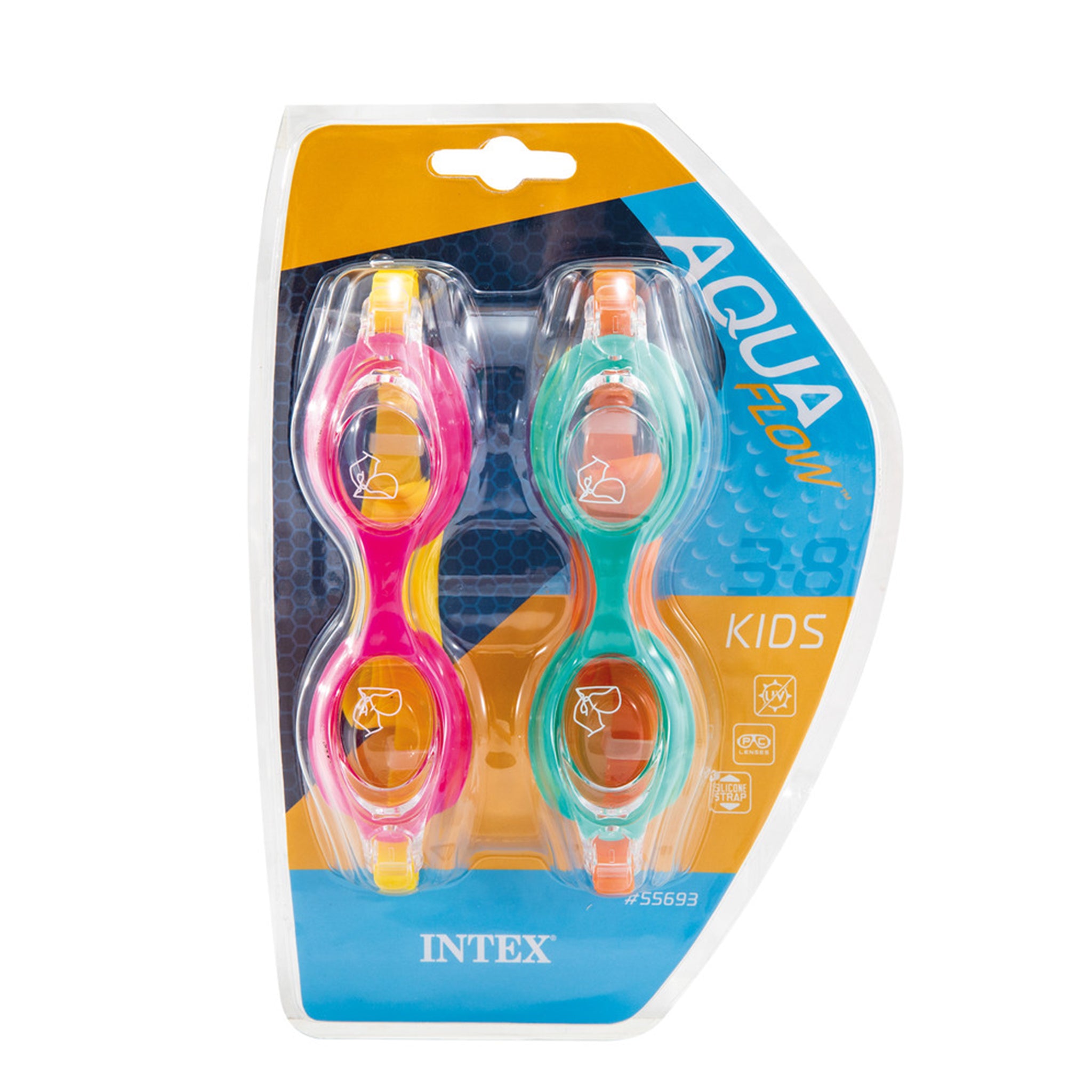 Aqua Flow Kids Goggles - 2 Pack