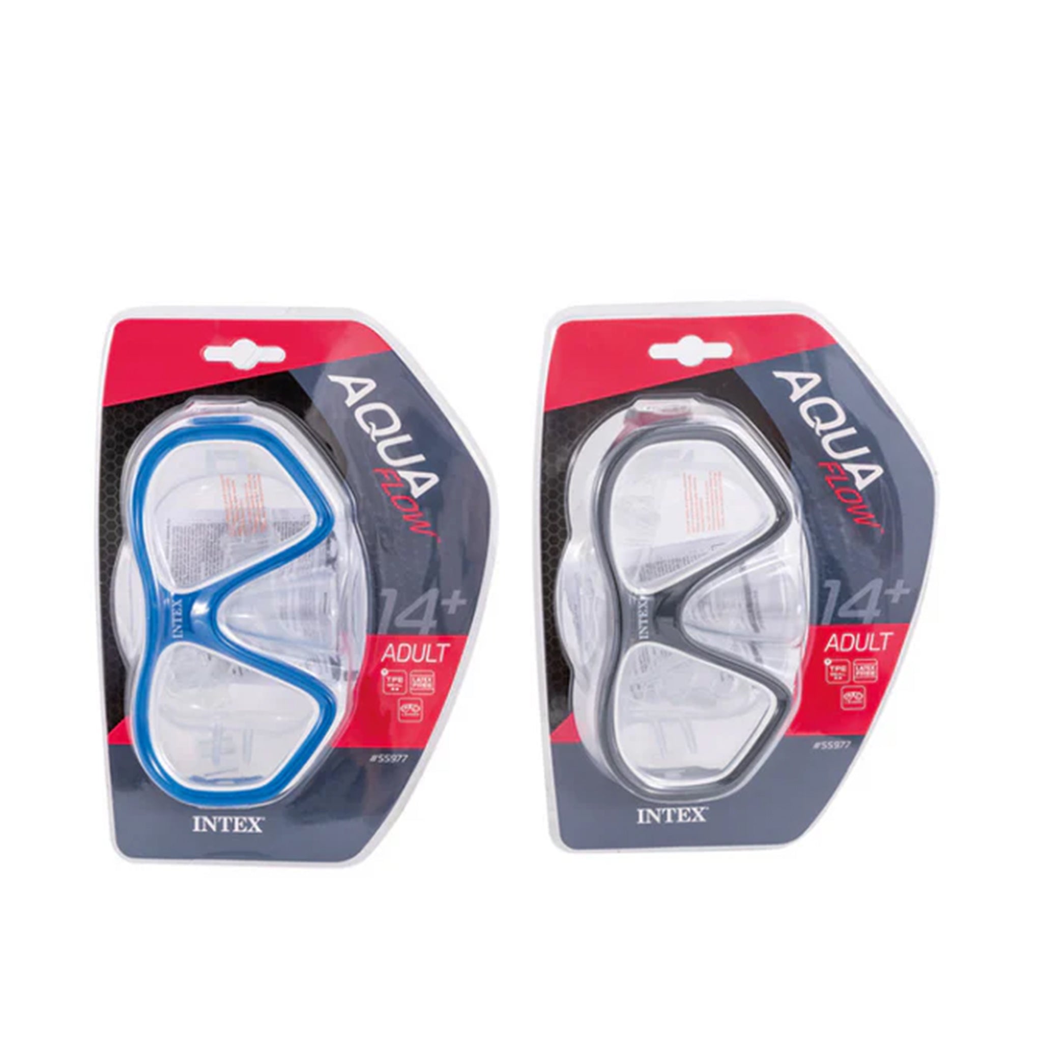 Intex Swimming Goggles Reef Rider Rubber Swim Masks - Assortment