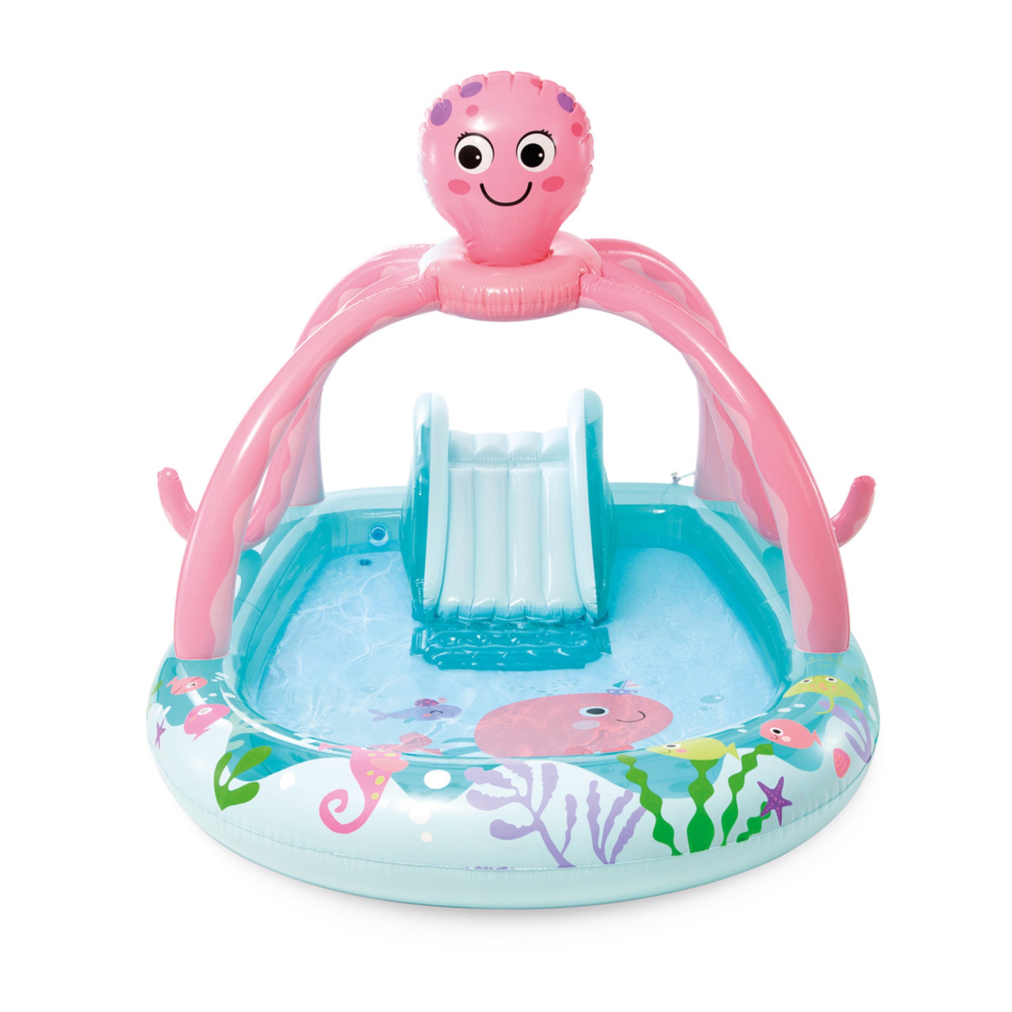 Friendly Octopus Inflatable Play Center w/ Slide