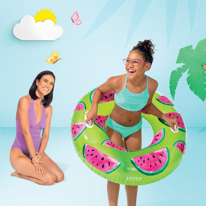 Tropical Fruit Inflatable Swim Tubes - Assortment