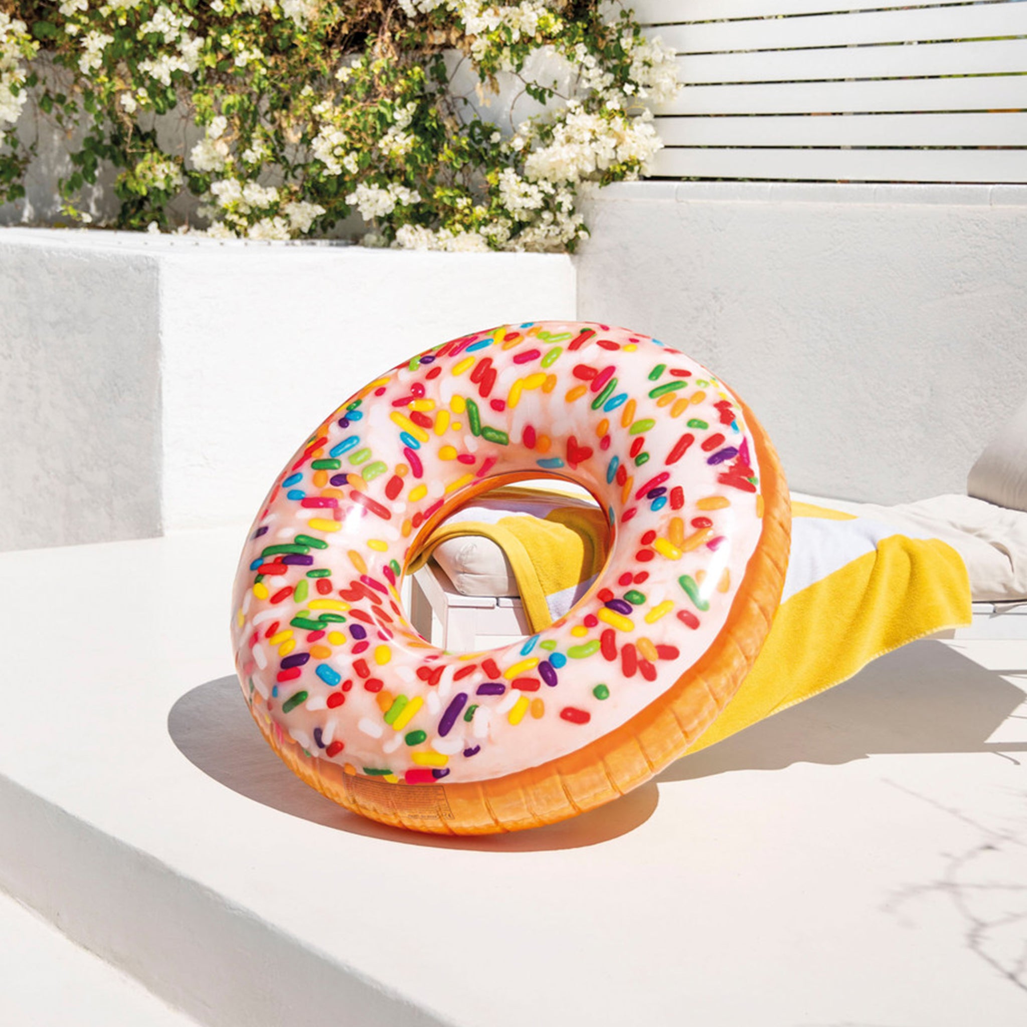 Sprinkle Donut Inflatable Pool Swim Tube