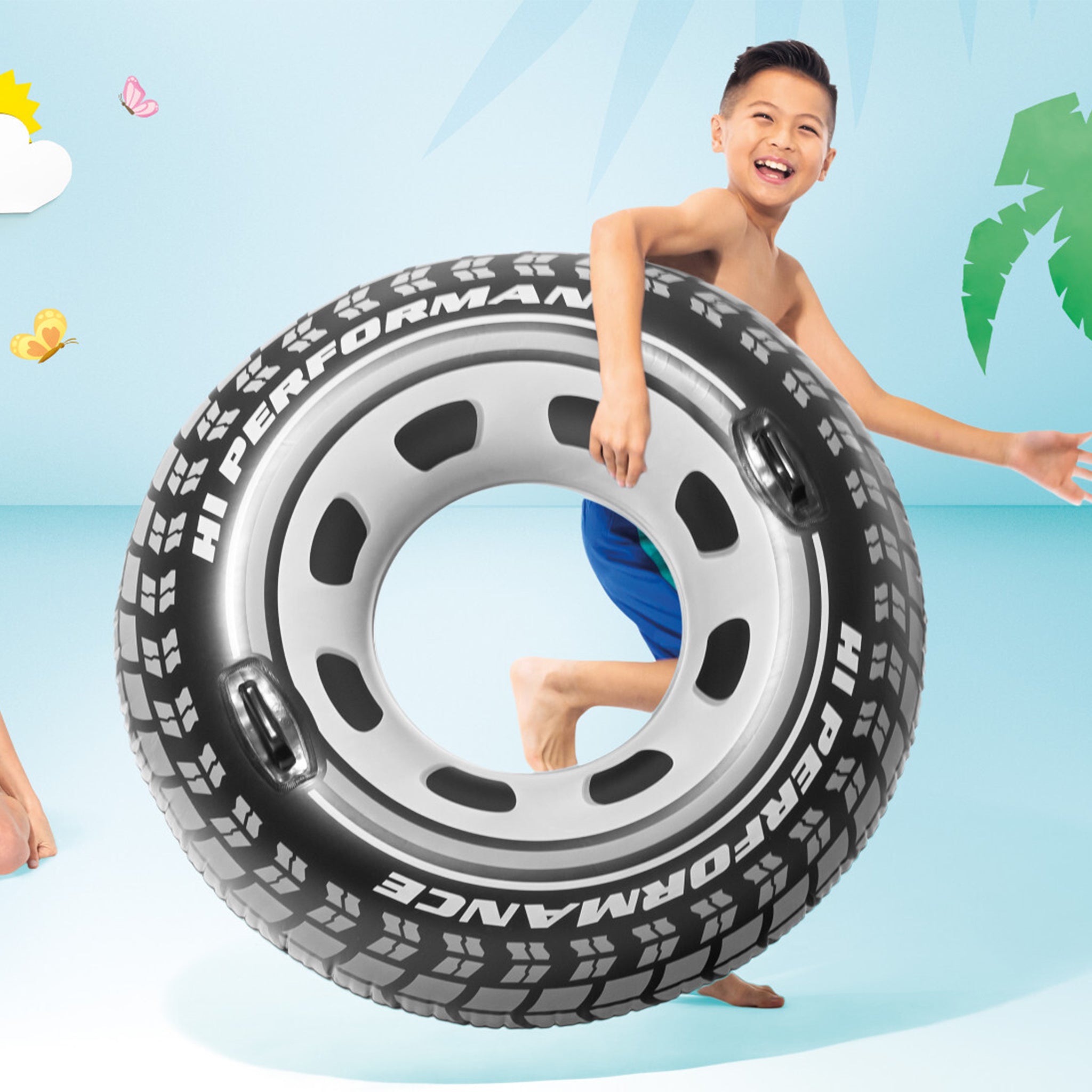 Monster Truck Inflatable Pool Swim Tube