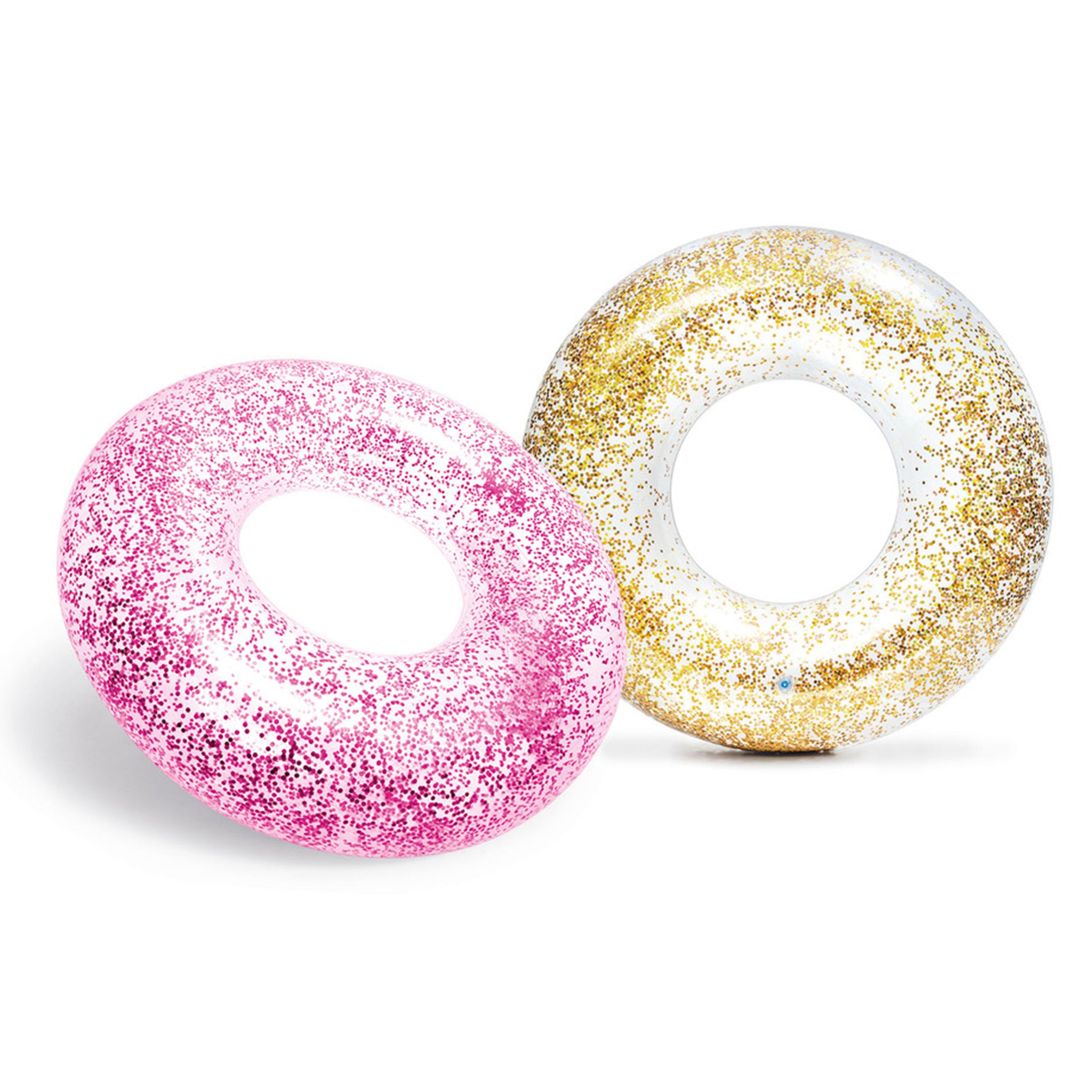 Sparkling Glitter Inflatable Pool Swim Tubes - Assortment